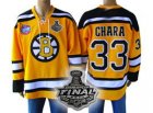 nhl boston bruins #33 chara yellow[2011 stanley cup]