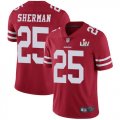Nike 49ers #25 Richard Sherman Red 2020 Super Bowl LIV Vapor Untouchable Limited