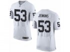Mens Nike Oakland Raiders #53 Jelani Jenkins Elite White NFL Jersey