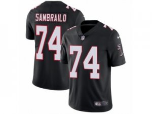 Men Nike Atlanta Falcons #74 Ty Sambrailo Black Alternate Vapor Untouchable Limited Player NFL Jersey