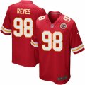 Mens Nike Kansas City Chiefs #98 Kendall Reyes Game Red Team Color NFL Jersey