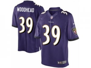 Mens Nike Baltimore Ravens #39 Danny Woodhead Limited Purple Team Color NFL Jersey
