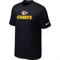 Nike Kansas City Chiefs Authentic Logo T-Shirt black