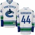 Mens Reebok Vancouver Canucks #44 Erik Gudbranson Authentic White Away NHL Jersey