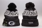 Packers Fresh Logo Black Sport Knit Hat YP