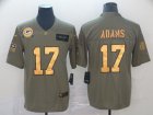 Nike Packers #17 Davante Adams 2019 Olive Gold Salute To Service Limited Jersey