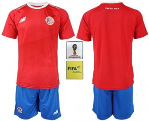 Costa Rica Home 2018 FIFA World Cup Mens Customized Jersey