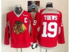NHL Chicago Blackhawks #19 Jonathan Toews Red Practice 2015 Stanley Cup Champions jerseys