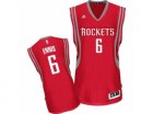 Mens Adidas Houston Rockets #6 Tyler Ennis Swingman Red Road NBA Jersey