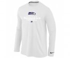 NIKE Seattle Seahawks Critical Victory Long Sleeve T-Shirt White