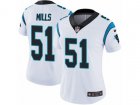 Women Nike Carolina Panthers #51 Sam Mills Vapor Untouchable Limited White NFL Jersey