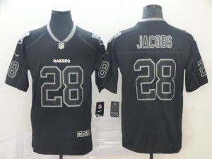 Nike Raiders #28 Josh Jacobs Black Shadow Legend Limited Jersey