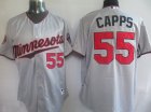 MLB Minnesota Twins #55 capps grey