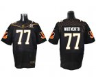 2016 PRO BOWL Nike Cincinnati Bengals #77 Whitworth black jerseys(Elite)