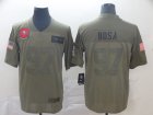 Nike 49ers #97 Nick Bosa 2019 Olive Salute To Service Limited Jersey