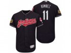 Mens Cleveland Indians #11 Jose Ramirez 2017 Spring Training Flex Base Authentic Collection Stitched Baseball Jersey