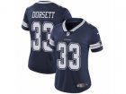 Women Nike Dallas Cowboys #33 Tony Dorsett Vapor Untouchable Limited Navy Blue Team Color NFL Jersey