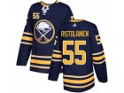 Men Adidas Buffalo Sabres #55 Rasmus Ristolainen Navy Blue Home Authentic Stitched NHL Jersey