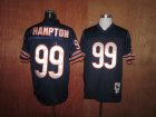 nfl chicago bears #99 hampton blue throwback