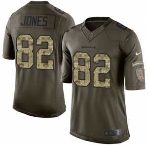 Men\'s Nike Cincinnati Bengals #82 Marvin Jones Limited Green Salute to Service NFL Jersey
