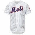 Mens New York Mets Majestic Home Blank White Flex Base Authentic Collection Team Jersey