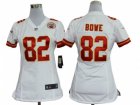 Nike Women Kansas City Chiefs #82 Dwayne Bowe white Jerseys