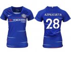2018-19 Chelsea 28 AZPILICUETA Home Women Soccer Jersey