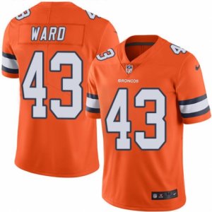 Youth Nike Denver Broncos #43 T.J. Ward Limited Orange Rush NFL Jersey