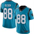 Nike Carolina Panthers #88 Greg Olsen Blue Mens Stitched NFL Limited Rush Jersey