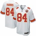 Mens Nike Kansas City Chiefs #84 Demetrius Harris Game White NFL Jersey