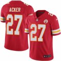 Mens Nike Kansas City Chiefs #27 Kenneth Acker Limited Red Rush NFL Jersey
