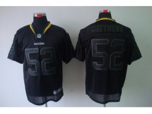 Nike NFL Green Bay Packers #52 Clay Matthews black[Elite lights out]