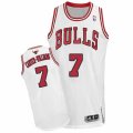 Mens Adidas Chicago Bulls #7 Michael Carter-Williams Authentic White Home NBA Jersey