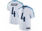 Nike Tennessee Titans #4 Ryan Succop Vapor Untouchable Limited White NFL Jersey
