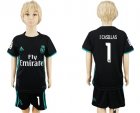 2017-18 Real Madrid 1 I CASILLAS Away Youth Soccer Jersey