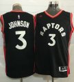 Toronto Raptors #3 James Johnson Black Stitched NBA Jersey