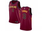 Men Nike Cleveland Cavaliers #3 Isaiah Thomas Red Stitched NBA Swingman Jersey