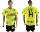 2017-18 Dortmund 14 LEITNER Home Soccer Jersey