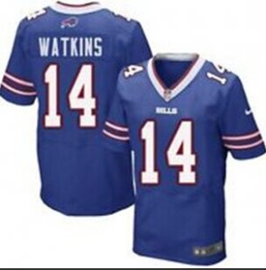 Nike Buffalo Bills #14 Watkins blue Jerseys(game)