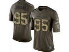 Mens Nike Seattle Seahawks #95 Dion Jordan Limited Green Salute to Service NFL Jersey