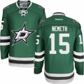 Mens Reebok Dallas Stars #15 Patrik Nemeth Authentic Green Home NHL Jersey