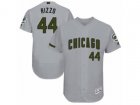Chicago Cubs #44 Anthony Rizzo Grey Memorial Day Authentic Collection Flex Base MLB Jersey
