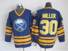 NHL Buffalo Sabres #30 Miller blue Throwback Stitched Jerseys