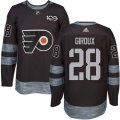 Philadelphia Flyers #28 Claude Giroux Black 1917-2017 100th Anniversary Stitched NHL Jersey