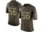 Mens Nike Baltimore Ravens #56 Tim Williams Limited Green Salute to Service NFL Jersey