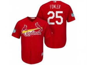 Mens St.Louis Cardinals #25 Dexter Fowler 2017 Spring Training Cool Base Stitched MLB Jersey