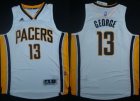 NBA Men Revolution 30 Indiana Pacers #13 Paul George White Stitched Jerseys