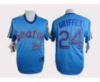 MLB seattle mariners #24 griffey blue[m&n] jerseys