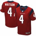 Mens Nike Houston Texans #4 Deshaun Watson Elite Red Alternate NFL Jersey
