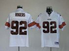 nfl cleveland browns #92 rogers white